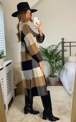 Flash Sale ❤️ URBAN TOUCH Check Pattern Longline Cardigan ???? -Aftershock London Shop unnamed file 1009