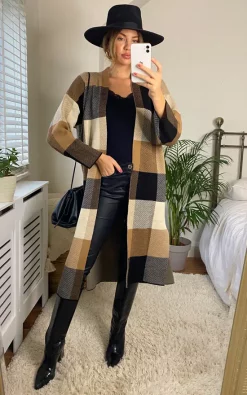 Flash Sale ❤️ URBAN TOUCH Check Pattern Longline Cardigan ???? -Aftershock London Shop unnamed file 1010