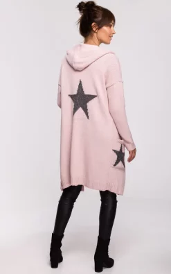 Coupon ✔️ MOE Hooded Star Longline Cardigan Pink ???? -Aftershock London Shop unnamed file 1014