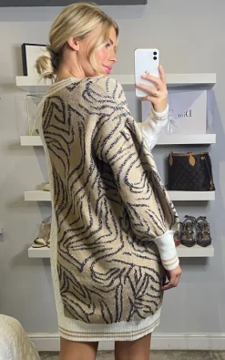 Hot Sale ???? CY Boutique Leopard Print Contrast Long Knit Cardigan ✨ -Aftershock London Shop unnamed file 1018