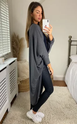 Coupon ???? Aftershock London Kimono Cardigan In Charcoal ???? -Aftershock London Shop unnamed file 1031