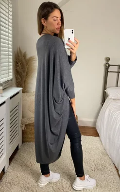 Coupon ???? Aftershock London Kimono Cardigan In Charcoal ???? -Aftershock London Shop unnamed file 1032