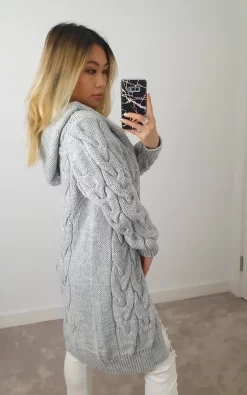 Top 10 ???? GIGILAND UK Hooded Long Line Grey Cable Knit Cardigan ⌛ -Aftershock London Shop unnamed file 1035