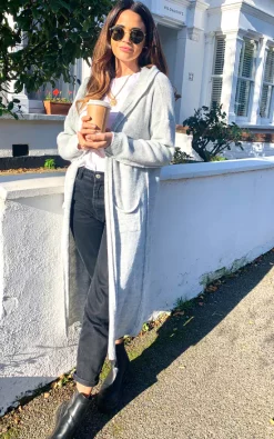 Promo ???? Feverfish Knitted Longline Cardigan Grey ???? -Aftershock London Shop unnamed file 1038