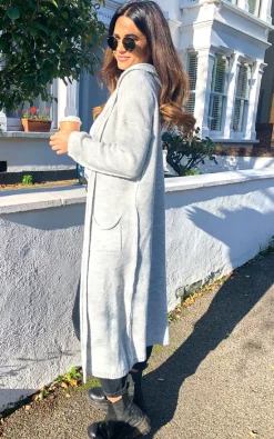 Promo ???? Feverfish Knitted Longline Cardigan Grey ???? -Aftershock London Shop unnamed file 1039