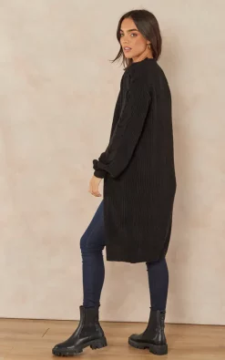 New ???? Jenerique Twist Longline Oversize Cardigan In Black ???? -Aftershock London Shop unnamed file 104
