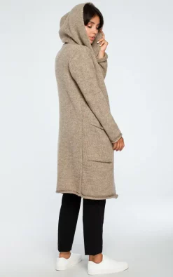 Cheap ???? MOE Light Brown Hooded Long Cardigan ???? -Aftershock London Shop unnamed file 1046