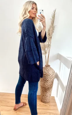 New ???? CY Boutique Longline Knitted Cardigan With Pockets In Blue ???? -Aftershock London Shop unnamed file 1091