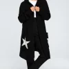 Deals ⭐ MOE Black Hooded Star Cardigan ????