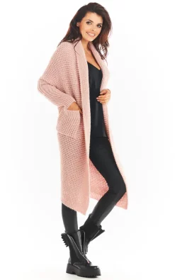 Top 10 ???? AWAMA Open Front Cardigan With Large Pockets In Pink ???? -Aftershock London Shop unnamed file 1104