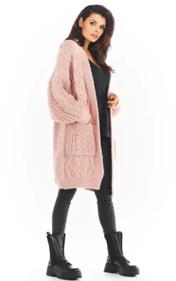 Cheapest ???? AWAMA Long Thick Cardigan In Pink ???? -Aftershock London Shop unnamed file 1108