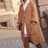 Best reviews of ???? Makadamia Camel Long Cardigan Fastened With Buttons ⌛
