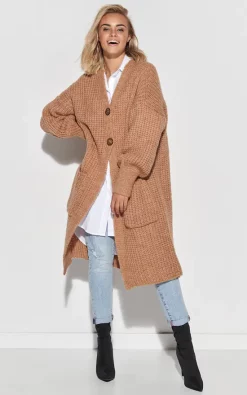 Best reviews of ???? Makadamia Camel Long Cardigan Fastened With Buttons ⌛ -Aftershock London Shop unnamed file 1119