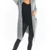 Top 10 ???? AWAMA Open Front Cardigan With Large Pockets In Grey ????