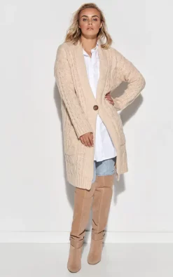 Outlet ???? Makadamia Beige Cardigan In Braids ???? -Aftershock London Shop unnamed file 1127