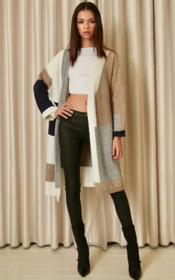 Promo ???? URBAN TOUCH Color Block Longline Cardigan ????
