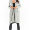 Outlet ???? AWAMA Loose Cardigan With Pockets In Grey ????