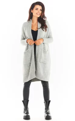 Outlet ???? AWAMA Loose Cardigan With Pockets In Grey ????