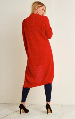 Best reviews of ???? Oops Fashion Jess Chunky Knitted Open Cardigan In Red ???? -Aftershock London Shop unnamed file 1168
