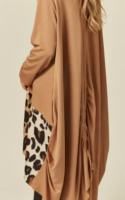 Deals ⌛ LOES House Oversized Leopard Print Long Cardigan In Camel ???? -Aftershock London Shop unnamed file 1194
