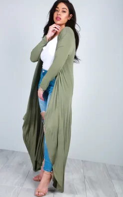 Wholesale ✨ Oops Fashion Niamh Long Waterfall Cardigan In Khaki ???? -Aftershock London Shop unnamed file 1246