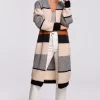 Best deal ???? MOE Long Cardigan In Multicolour Stripes Model 3 ????