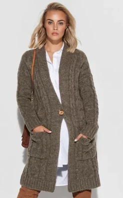 Discount ???? Makadamia Graphite Cardigan In Braids ???? -Aftershock London Shop unnamed file 1261