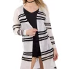 Cheapest ???? LOES House Lightweight Longline Cardigan In White Stripe ????