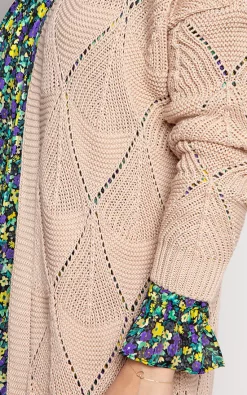 Coupon ???? MKM Knitwear Design Loose Long Cardigan In Beige ⌛ -Aftershock London Shop unnamed file 1317