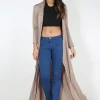 Brand new ???? Oops Fashion Long Waterfall Cardigan In Mocha Brown ????