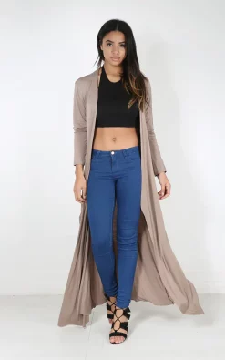 Brand new ???? Oops Fashion Long Waterfall Cardigan In Mocha Brown ????