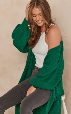 Flash Sale ???? Gini London Green Long Knitted Cardigan ????