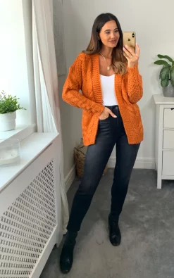 Cheapest ???? Joe Browns Perfect Slouchy Orange Cardigan ✔️