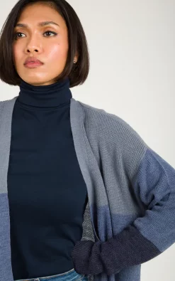 Top 10 ???? KRISP Navy Colour Block Stripe Pattern Longline Cardigan ???? -Aftershock London Shop unnamed file 1421