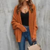 Best reviews of ???? FS Collection Chunky Pleat Oversized Cardigan In Rusty Orange ????