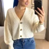 Cheap ❤️ ONLY Button Up Knitted Cardigan In White ❤️