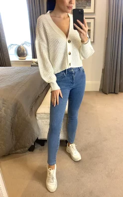 Cheap ❤️ ONLY Button Up Knitted Cardigan In White ❤️ -Aftershock London Shop unnamed file 1438