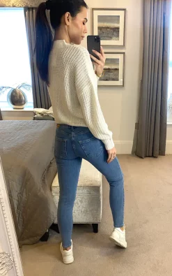 Cheap ❤️ ONLY Button Up Knitted Cardigan In White ❤️ -Aftershock London Shop unnamed file 1439