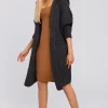 Hot Sale ⭐ MOE Oversized Hooded Cardigan In Graphitte ????