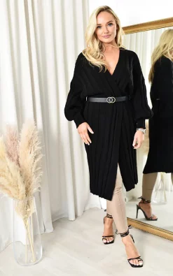 Budget ???? IKRUSH Callie Long Length Knitted Cardigan In Black ???? -Aftershock London Shop unnamed file 148
