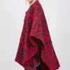 Coupon ???? Boutique Store Red And Black Animal Print Poncho One Size Fit (10 20) ❤️