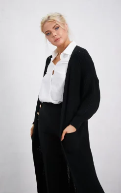 Coupon ⭐ Boutique Store Black Oversized Cable Cozy Open Cardigan ⌛ -Aftershock London Shop unnamed file 174