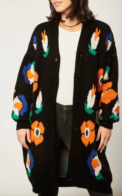 Top 10 ⌛ Jenerique Floral Print Longline Cardigan ????