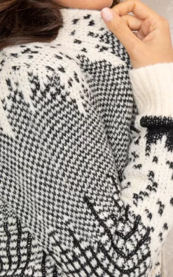 Brand new ???? Klass Patterned Open Front Cardigan Black/Ivory ✔️ -Aftershock London Shop unnamed file 22