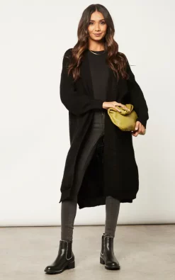 Brand new ✨ Jenerique Longline Oversize Cardigan In Black ????