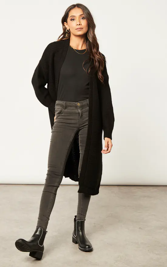 Brand new ✨ Jenerique Longline Oversize Cardigan In Black ???? 2 Brand new ✨ Jenerique Longline Oversize Cardigan In Black ???? - Image 2