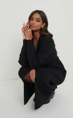 New ❤️ Pretty Lavish Peony Belted Cardigan ???? Dress Black ✨ 7 New ❤️ Pretty Lavish Peony Belted Cardigan ???? Dress Black ✨ -Aftershock London Shop unnamed file 29