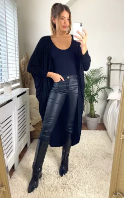 Best reviews of ✨ Aftershock London Kimono Cardigan In Black ????
