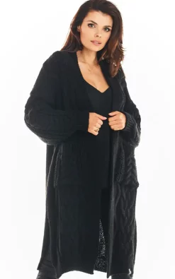 Cheapest ✨ AWAMA Long Thick Cardigan In Black ???? -Aftershock London Shop unnamed file 356