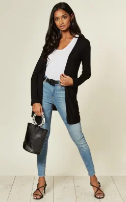 Brand new ✨ Aftershock London Boyfriend Jersey Cardigan With Pockets In Black ????